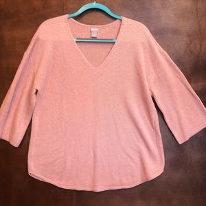 Chico’s peach sweater